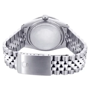 Mens Rolex Datejust Watch 16200 | Fluted Bezel | 36Mm | Diamond Roman Numeral Dial | Jubilee Band