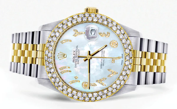 Diamond Gold Rolex Watch For Men 16233 2