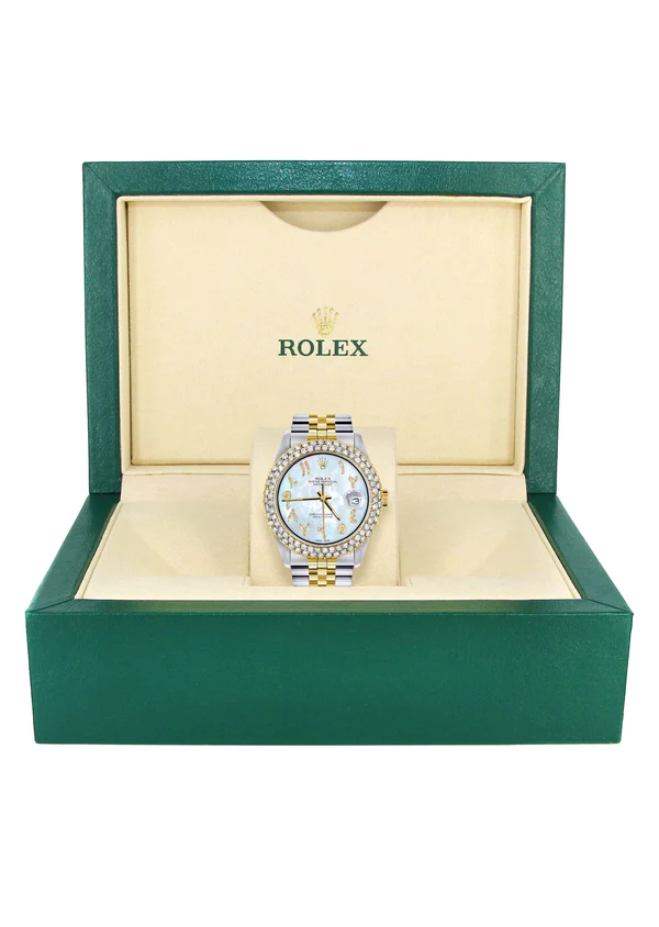 Diamond Gold Rolex Watch For Men 16233 66