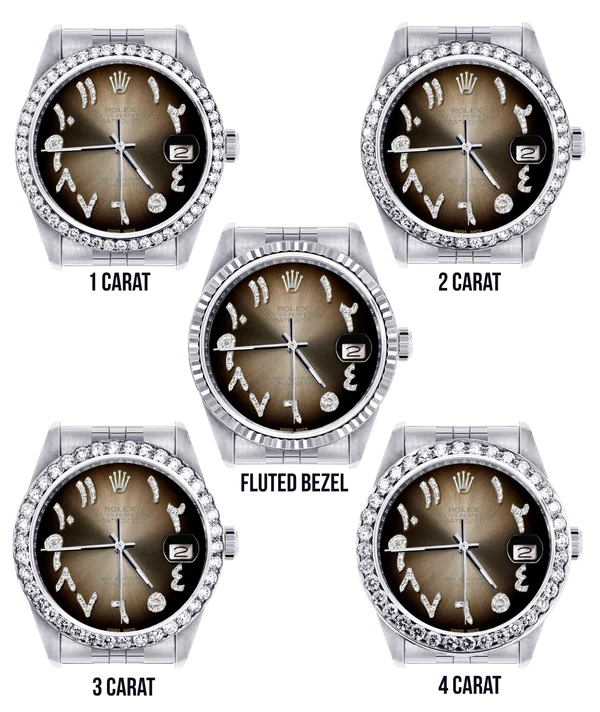 Diamond Mens Rolex Datejust Watch 16200 3