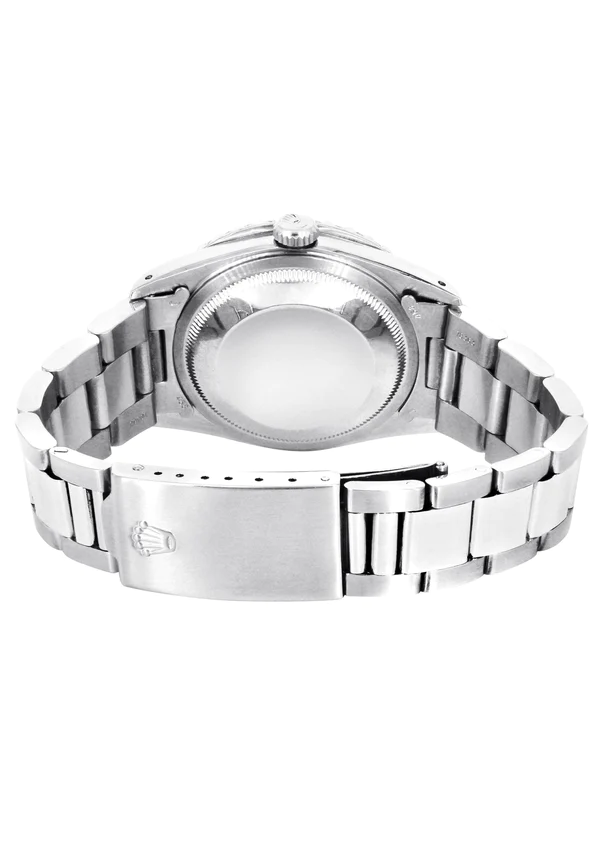 Diamond Mens Rolex Datejust Watch 16200 5
