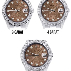 Rolex Datejust II Watch | 41 MM | Custom Jubilee Diamond Dial | Oyster Band