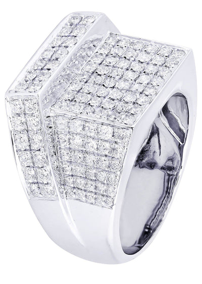 White Gold Mens Diamond Ring10