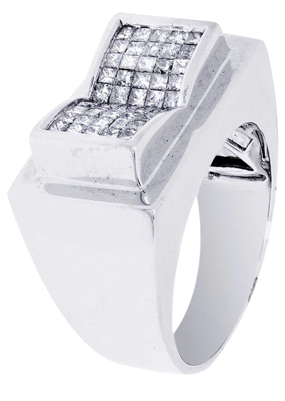 White Gold Mens Diamond Ring10