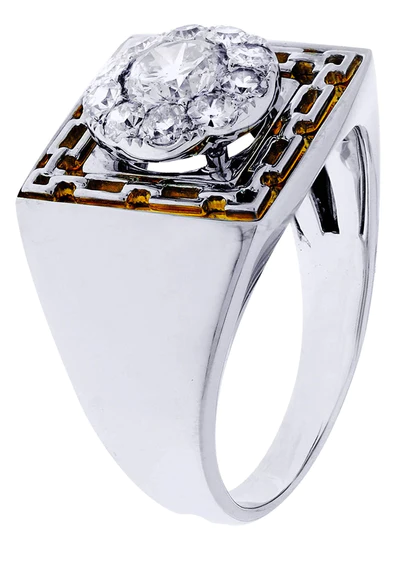 White Gold Mens Diamond Ring116