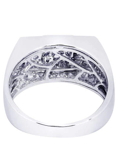 White Gold Mens Diamond Ring122