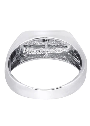 White Gold Mens Diamond Ring124