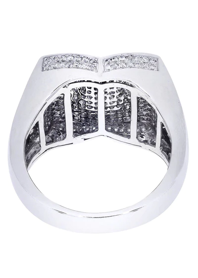 White Gold Mens Diamond Ring126