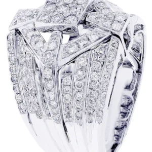 White Gold Mens Diamond Ring| 1.85 Carats| 14.13 Grams