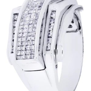 White Gold Mens Diamond Ring| 1.22 Carats| 11.96 Grams