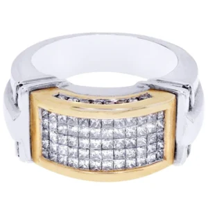 White Gold Mens Diamond Ring| 1.61 Carats| 13.72 Grams