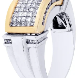 White Gold Mens Diamond Ring| 1.61 Carats| 13.72 Grams