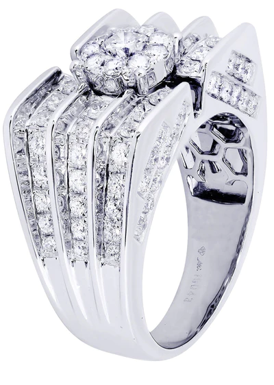 White Gold Mens Diamond Ring6