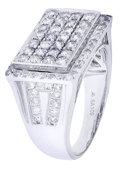 White Gold Mens Diamond Ring8