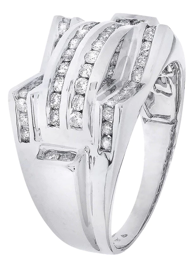 White Gold Mens Diamond Ring81