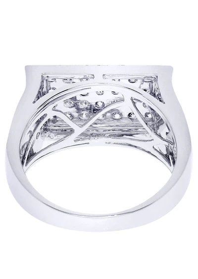 White Gold Mens Diamond Ring9