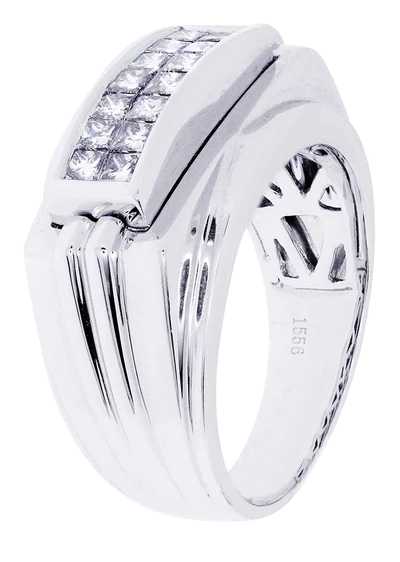 White Gold Mens Diamond Ring93