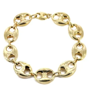 14K Gold Bracelet Gucci Style