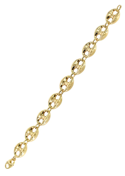 14K Gold Bracelet Gucci Style85