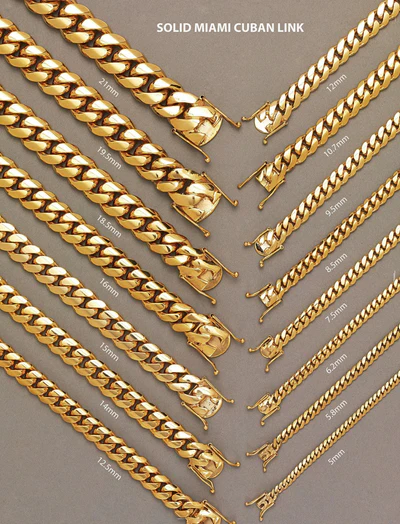 14K Gold Bracelet Solid Miami Cuban Link8
