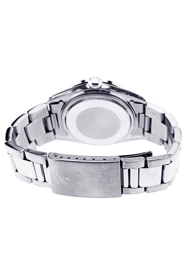 Diamond Rolex Datejust Stainless Steel 36 Mm 5