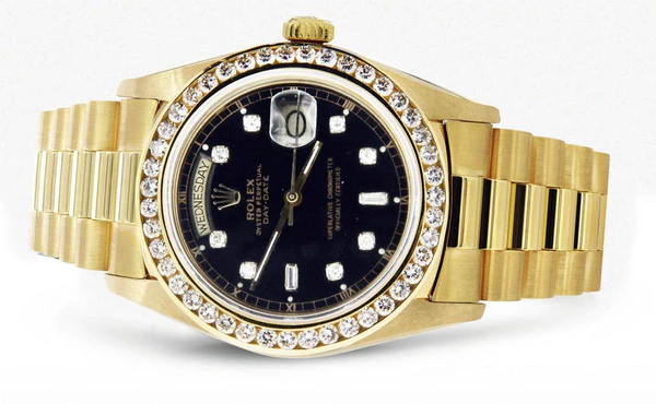 Diamond Rolex Day-Date 18K Yellow Gold 2