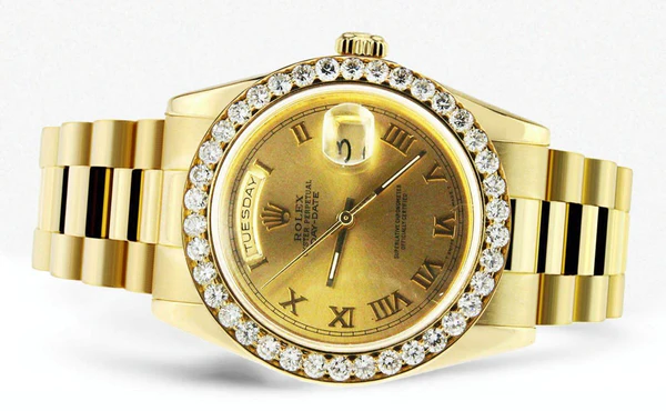 Diamond Rolex Day-Date 18K Yellow Gold 2