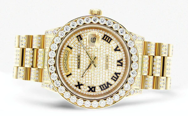 Diamond Rolex Day-Date 18K Yellow Gold 36 Mm 2