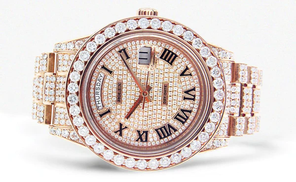 Diamond Rolex Day-Date 2 18K Pink Gold 41 Mm 2
