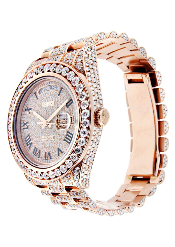 Diamond Rolex Day-Date 2 18K Pink Gold 41 Mm 3