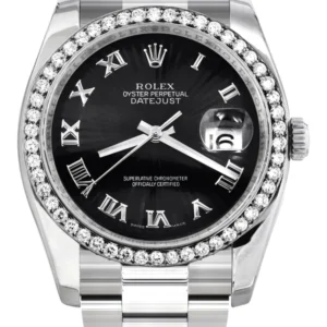 116200 | Rolex Datejust Watch | 36Mm | Roman Numeral Dial | Oyster Band