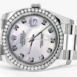 116200 | Rolex Datejust Watch | 36Mm | Mother of Pearl Dial | Oyster Band