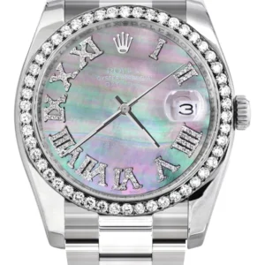 116200 | Rolex Datejust Watch | 36Mm | Roman Mother of Pearl Dial | Oyster Band