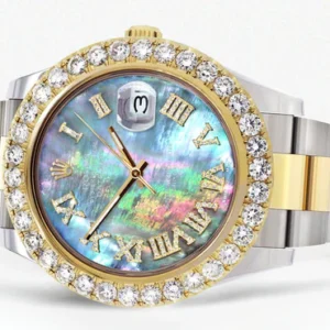 Rolex Datejust II Watch | 41 MM | 18K Yellow Gold & Stainless Steel | Abalone Mother Of Pearl Dial | Oyster Band
