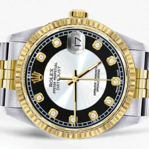 Mens Rolex Datejust Watch 16233 Two Tone | 36Mm | Tuxedo Dial | Jubilee Band