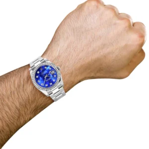 116200 | Rolex Datejust Watch | 36Mm | Blue Mother Of Pearl Dial | Oyster Band