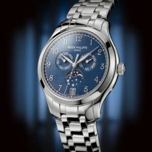 Buy Patek Philippe 4947/1A-001 Complications Annual Calendar Moon Phases Stainless Steel Blue Dial