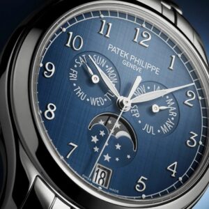 Buy Patek Philippe 4947/1A-001 Complications Annual Calendar Moon Phases Stainless Steel Blue Dial