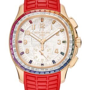 Buy Patek Philippe 7968/300R-001 Aquanaut Luce Rainbow Chronograph Rose Gold Diamond/Gems Mother of Pearl Sapphire