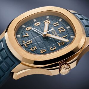 Patek Philippe 5269R-001 Aquanaut Travel Time Rose Gold Blue-Gray Dial