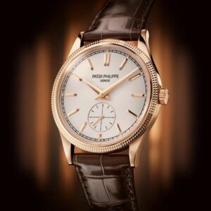 Buy Patek Philippe 6119R-001 Calatrava “Clous de Paris” Rose Gold Hobnail BezelSilver Dial