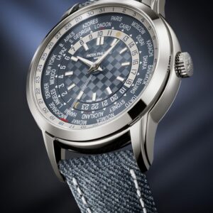 Buy Patek Philippe 5330G-001 Complications World Time Date White Gold Blue-Gray Dial