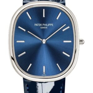 Buy Patek Philippe 5738P-001 Golden Ellipse Platinum Blue Dial