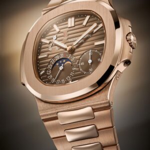 Buy Patek Philippe 5712/1R-001 Nautilus Moon Phases Rose Gold Brown Black Dial