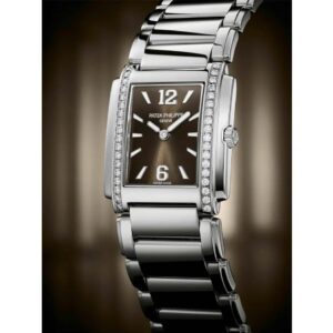 Buy Patek Philippe 4910/1200A-010 Twenty~4 Ladies Stainless Steel Grey Sunburst Dial